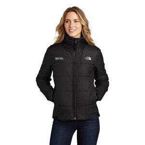 The North Face Women's Black Chest Logo Everyday Insulated Puffer Jacket Size S